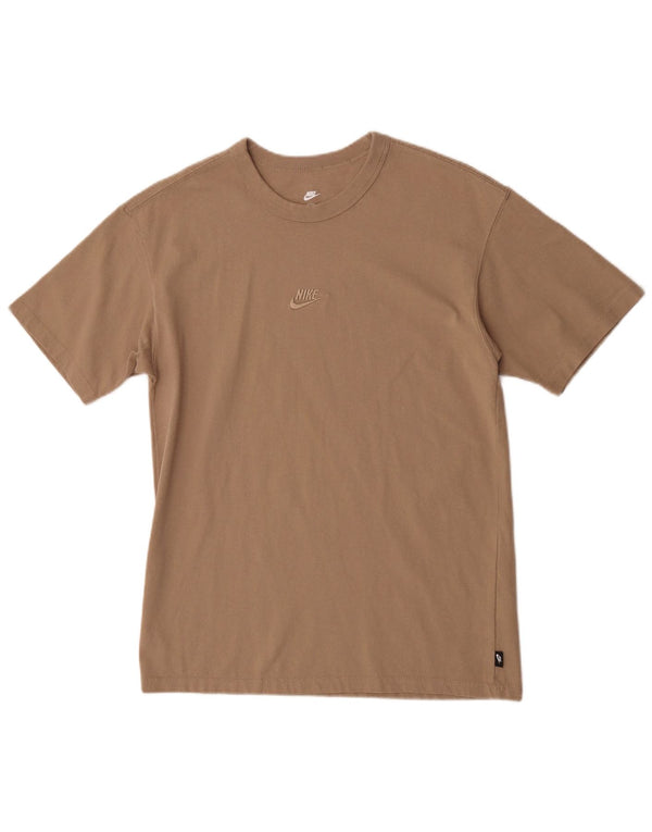 T-shirt Nike da uomo vestibilità ampia, piccola, in cotone beige