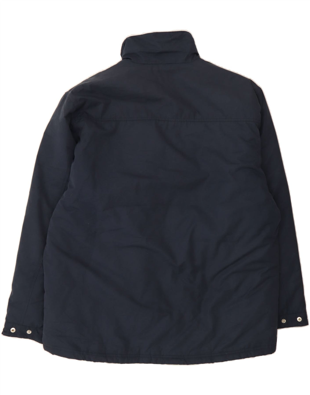 ADIDAS Mens Padded Coat Size 44/46 Large Navy Blue Cotton Vintage Adidas and Second-Hand Adidas from Messina Hembry 