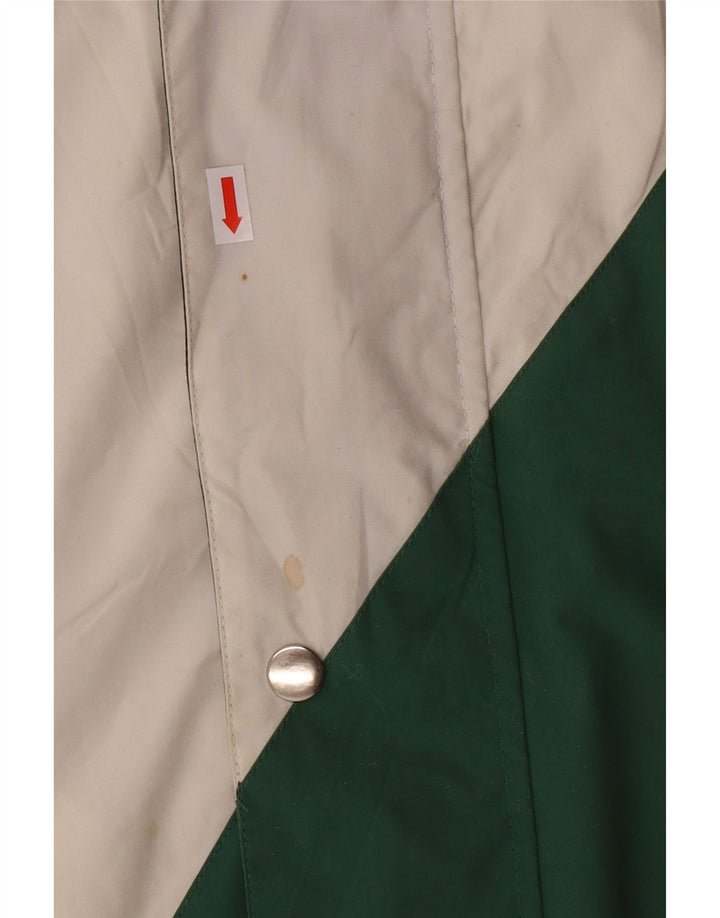 Giubbotto bomber con cappuccio da uomo Patriot UK 36 piccolo cotone color block verde