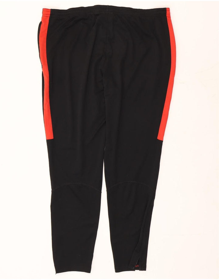 Pantaloni da tuta Nike Dri Fit da uomo, poliestere color block medio nero