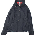 ADIDAS Womens Clima Proof Rain Jacket UK 10 Small  Navy Blue Polyester Vintage Adidas and Second-Hand Adidas from Messina Hembry 