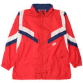 Giacca antipioggia da uomo ALEX UK 42 XL Poliammide color block rosso