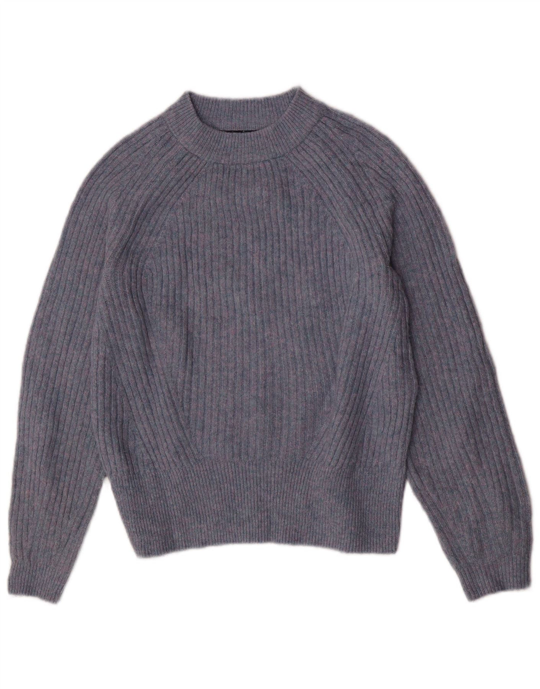 Maglione maglione oversize con scollo a barca da donna Marks & Spencer UK 10 piccolo blu