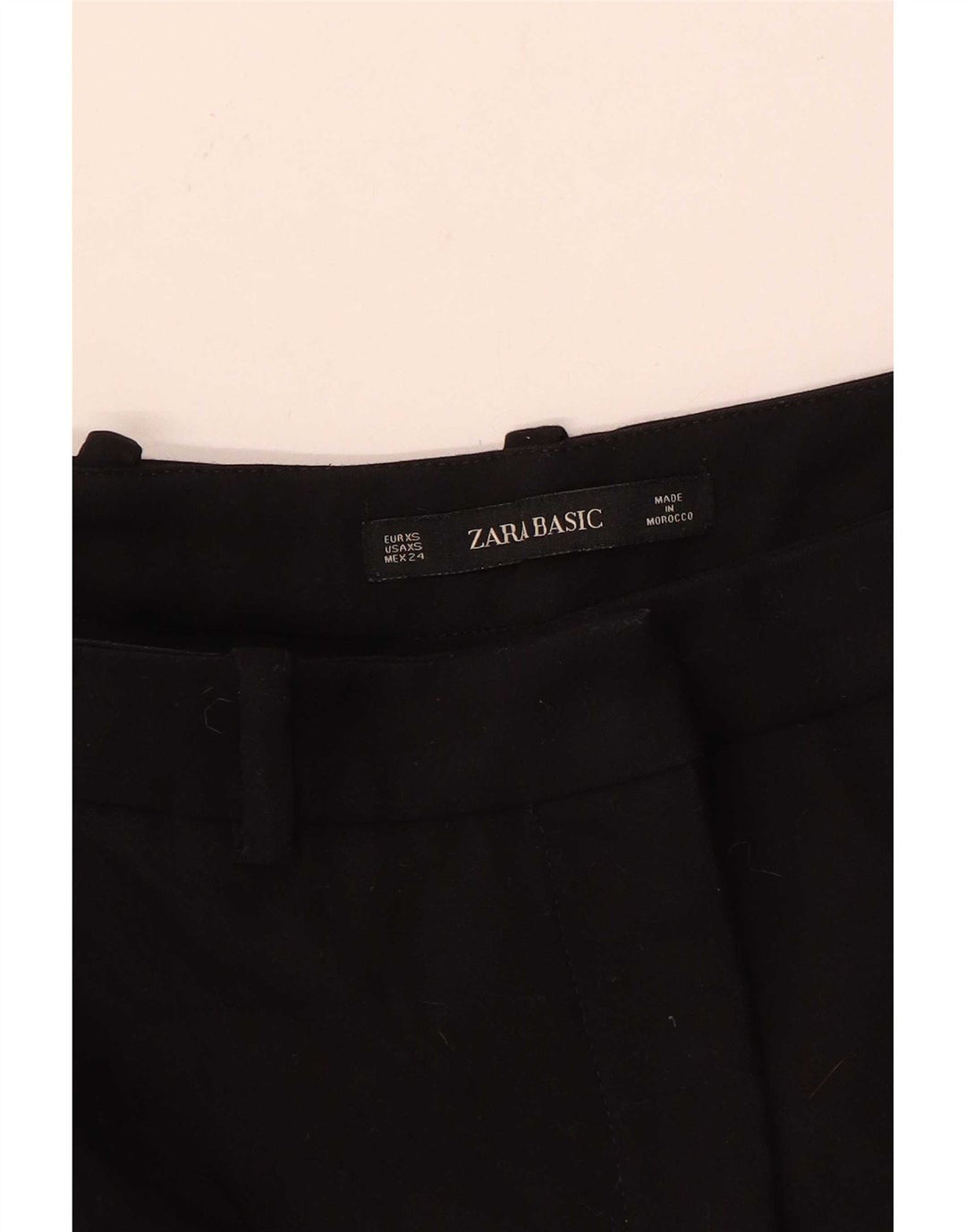 Pantaloncini chino Zara da donna XS W24 neri
