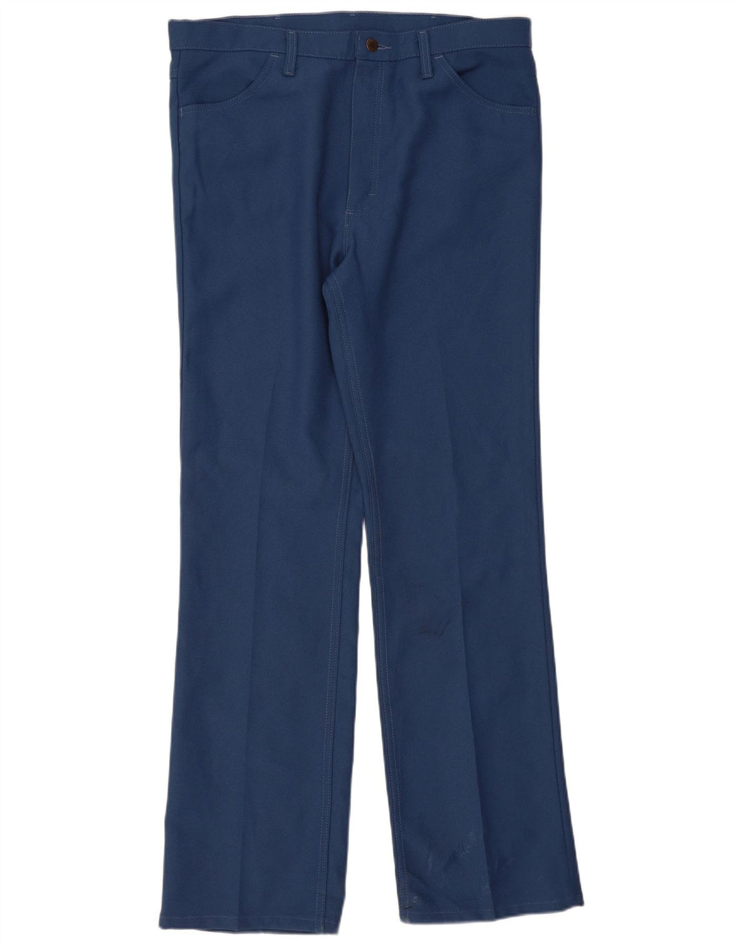 Pantaloni casual dritti da uomo Wrangler W38 L34 poliestere blu