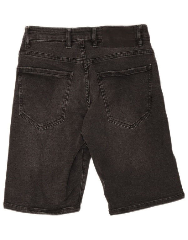 Pantaloncini di jeans da uomo ZARA EU 38 piccoli W30 grigi