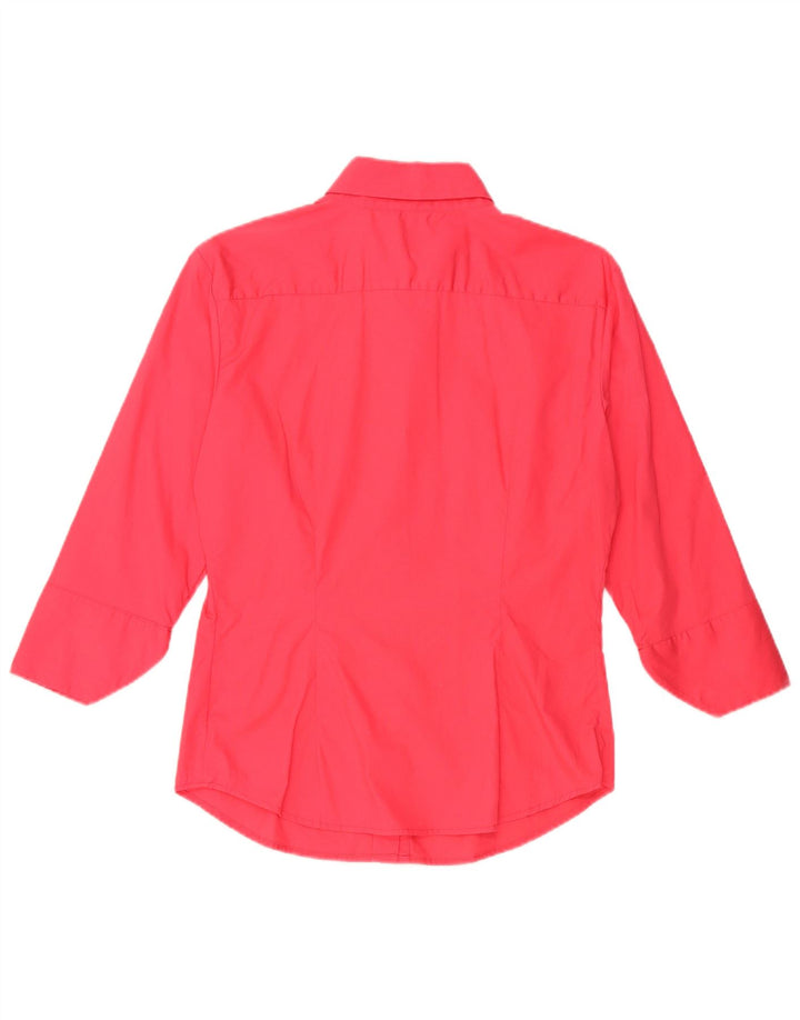 Camicia manica 3/4 da donna BENETTON UK 12 rosa medio
