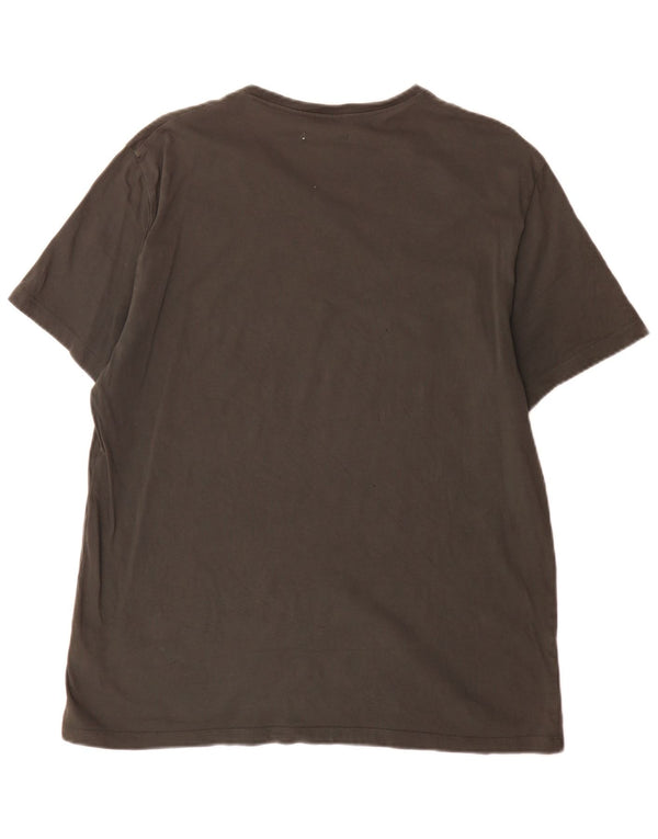 T-shirt regolare da uomo Cos Top XL in cotone grigio