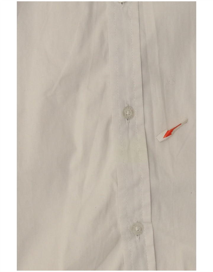 Camicia da donna Guess UK 16 Large in cotone bianco