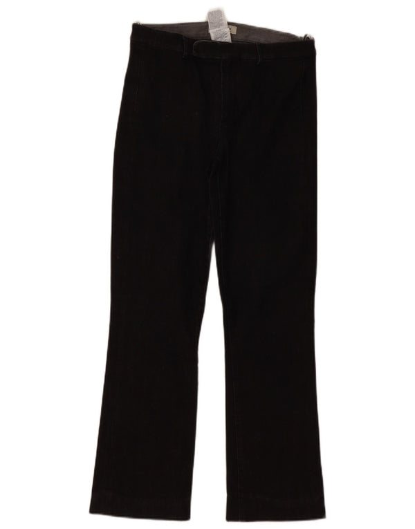 MAX MARA Jeans Bootcut da donna UK 10 Small W28 L28 Cotone grigio