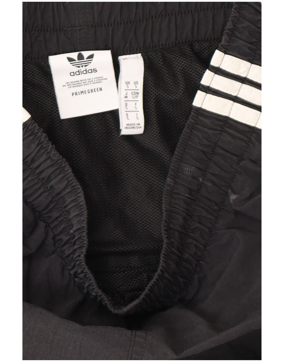 Pantaloncini sportivi Adidas Primegreen da uomo piccoli in poliestere nero