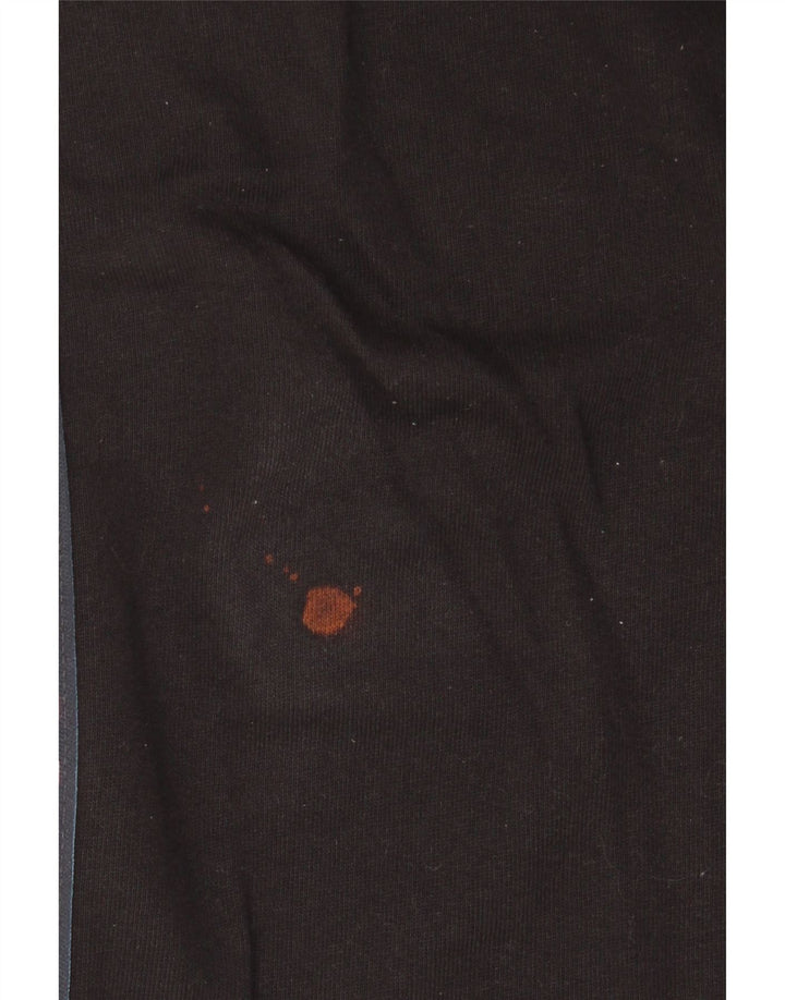 Pantaloni da tuta con grafica Kappa da uomo Joggers Medium Black Colourblock