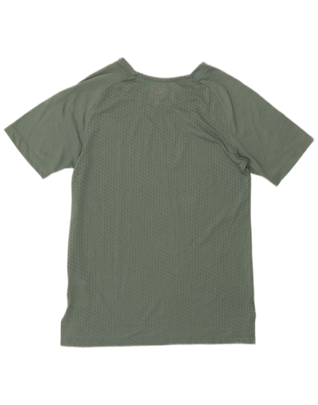 T-shirt NIKE da donna Dri Fit Top UK 10 Small verde poliestere