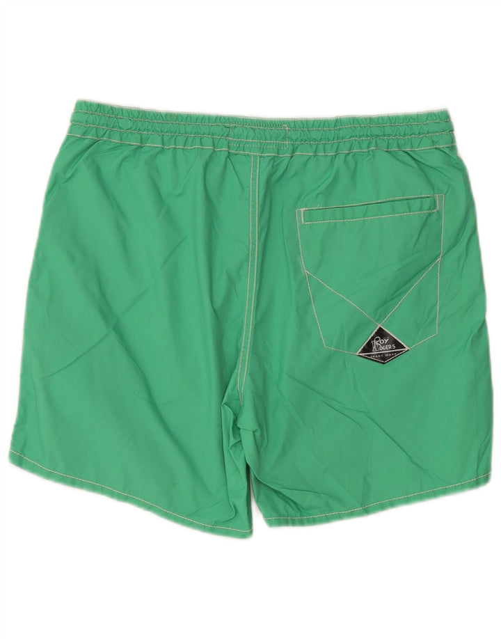 Pantaloncini da bagno da uomo Roy Rogers grandi verdi in poliammide