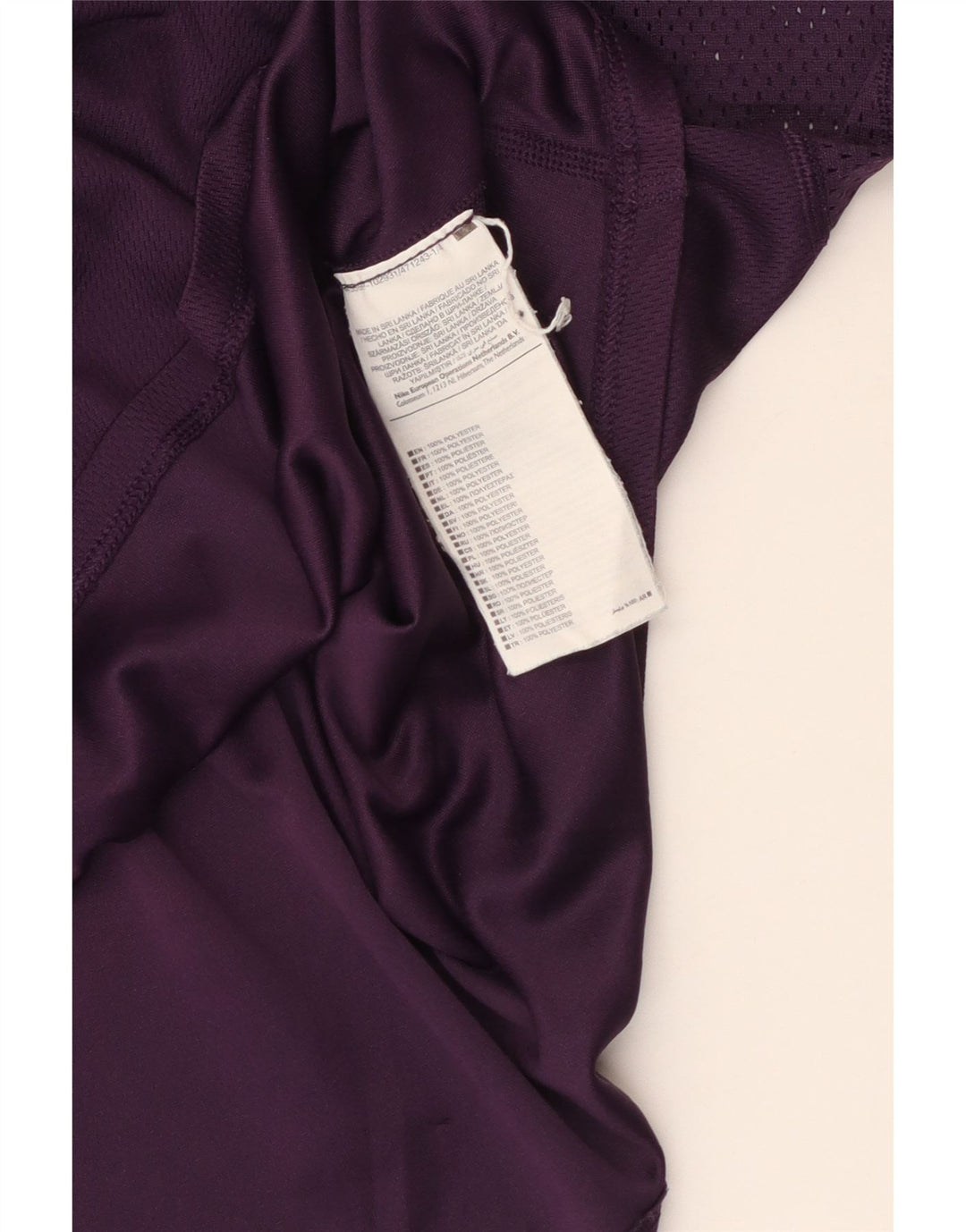 Canotta Nike da donna UK 14 grande poliestere viola