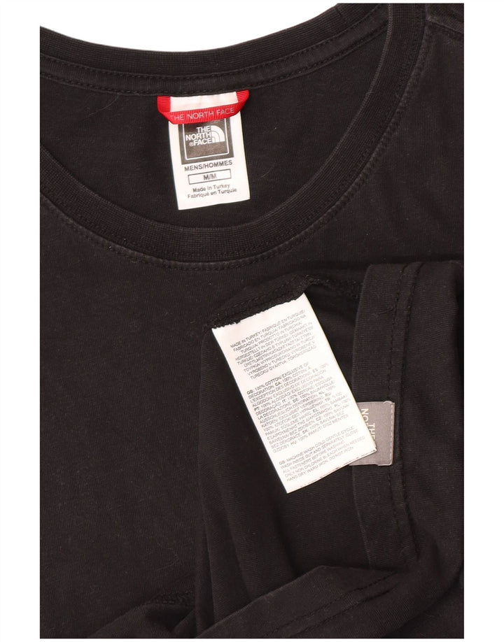 T-shirt grafica da uomo The North Face Top in cotone nero medio