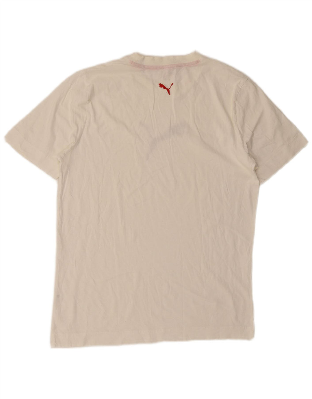 T-shirt grafica da uomo Puma Large bianca