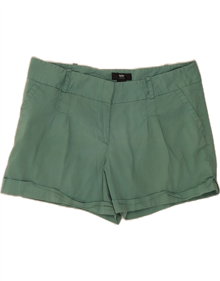 MOSSIMO Womens Stretch Hot Pants US 16 2XL W38 Green Cotton Vintage Mossimo and Second-Hand Mossimo from Messina Hembry 