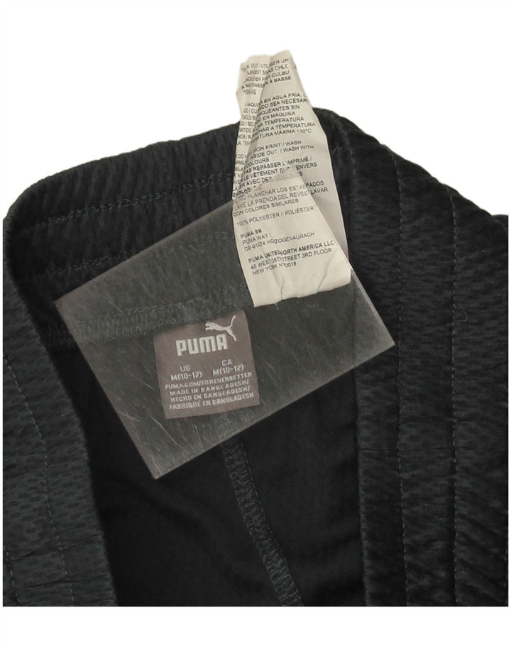 Pantaloncini sportivi Puma da ragazzo 10-11 anni medio nero poliestere