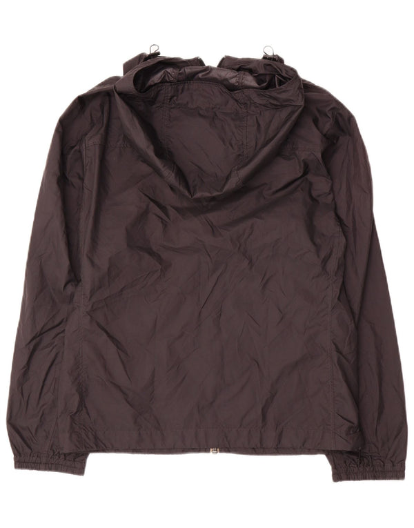 Giacca antipioggia con cappuccio da donna Uniqlo UK 10 Small Nero Poliestere