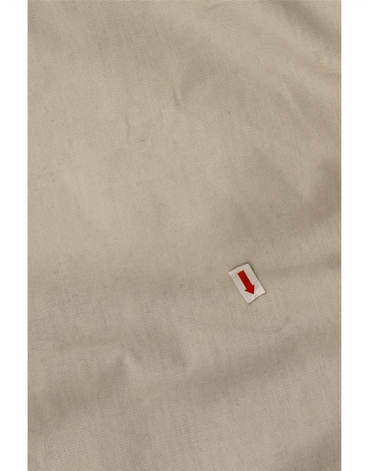 Giacca a vento con cappuccio da uomo Stratos UK 42 XL Cotone bianco