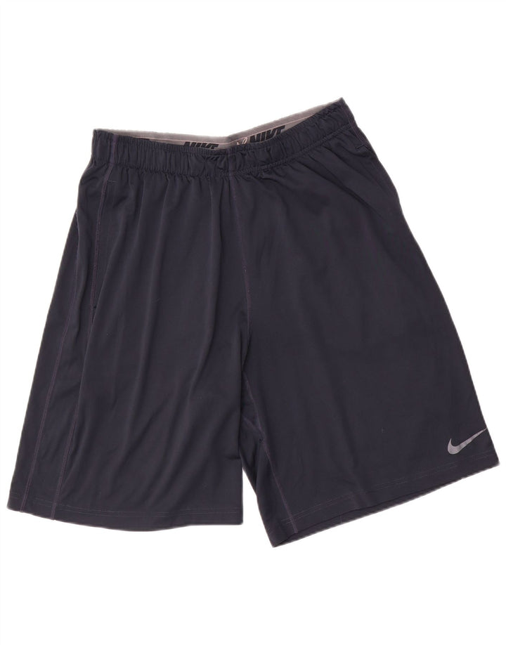Pantaloncini sportivi Nike Dri Fit da uomo, medio, blu navy, in poliestere