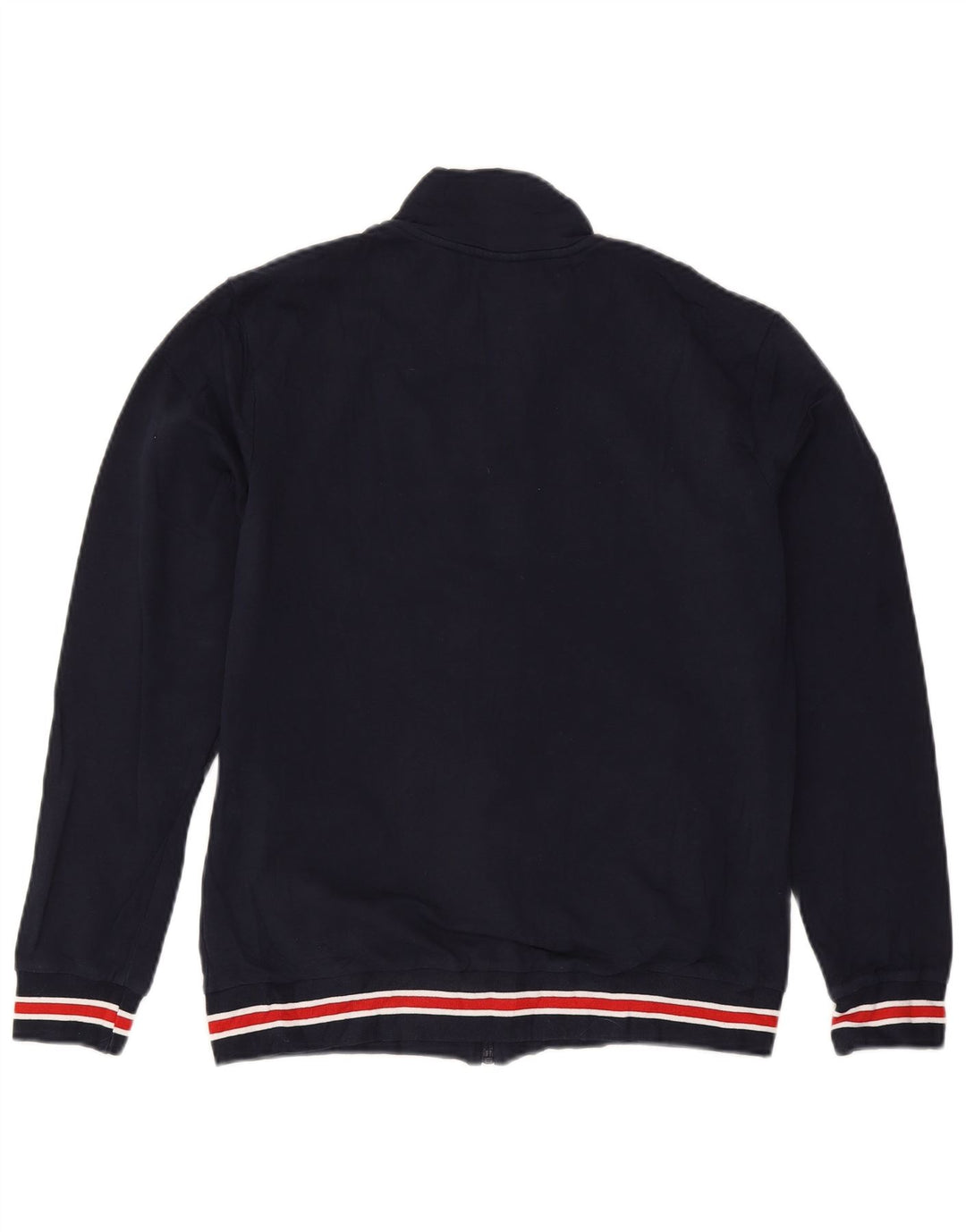 Giacca da ginnastica da uomo Fila in cotone color block medio blu navy