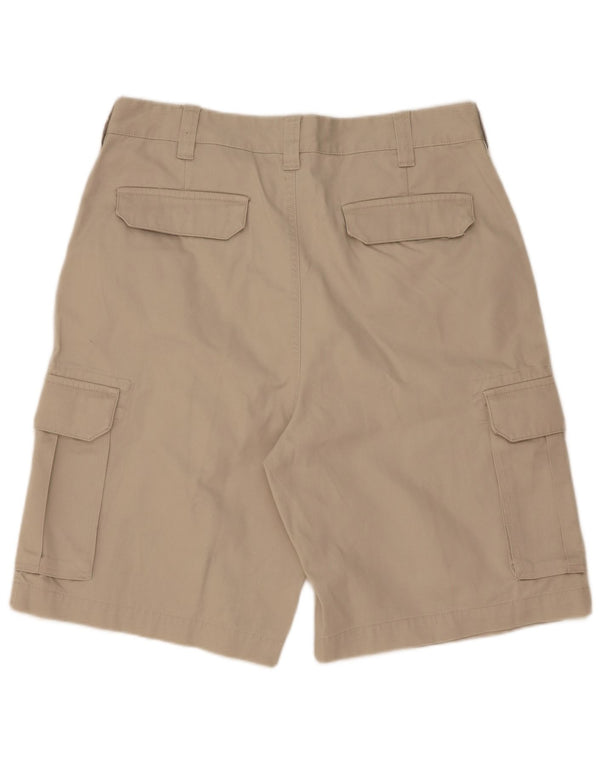 Pantaloncini cargo da uomo Tommy Hilfiger W34 Large in cotone beige