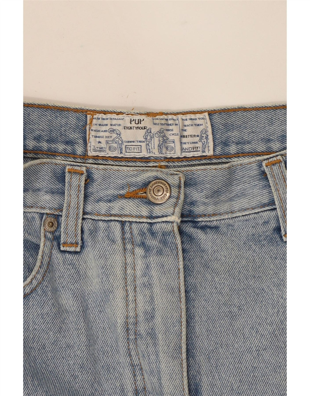 VINTAGE Womens Denim Skirt W26 Small Blue Vintage Vintage and Second-Hand Vintage from Messina Hembry 