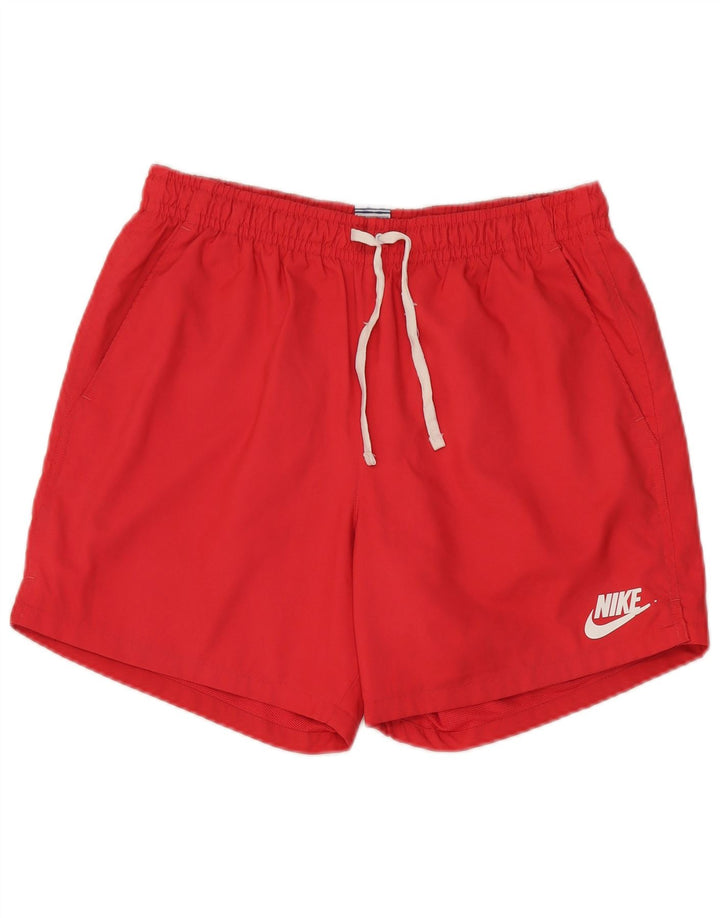 Pantaloncini da bagno Nike da uomo grandi in poliestere rosso