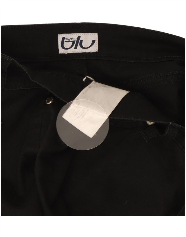 Jeans a gamba larga da donna Byblos W32 L31 cotone nero