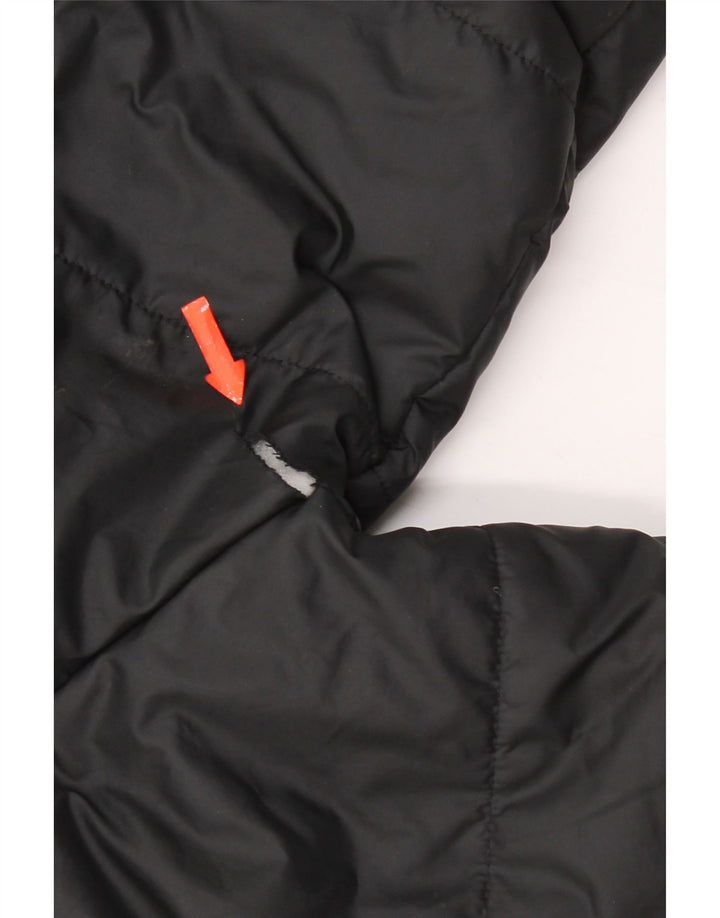 Giacca imbottita con cappuccio Adidas da ragazzo 11-12 anni in poliestere nero