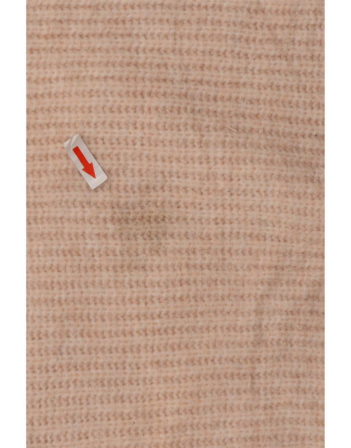 MARKS & SPENCER Maglione maglione a collo alto da donna UK 14 Rosa medio