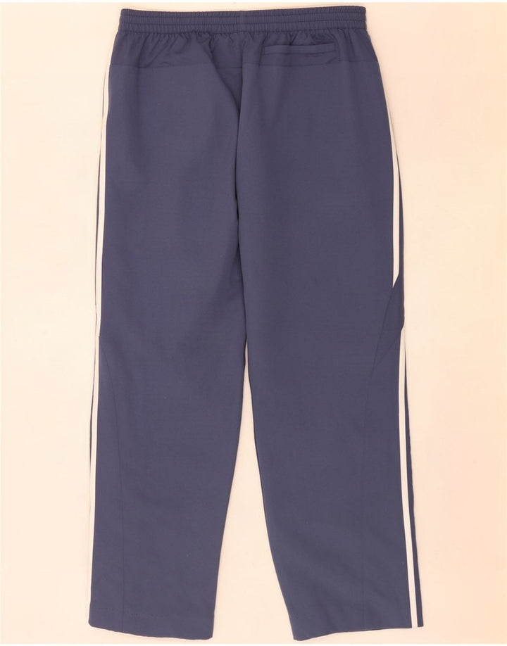 Pantaloni da tuta da uomo Adidas medi in poliestere blu navy