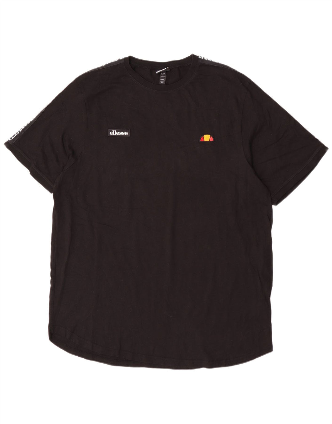 T-shirt grafica da uomo Ellesse Top 4XL cotone nero