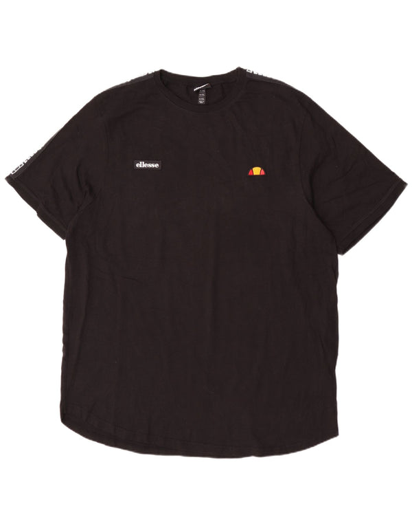 T-shirt grafica da uomo Ellesse Top 4XL cotone nero