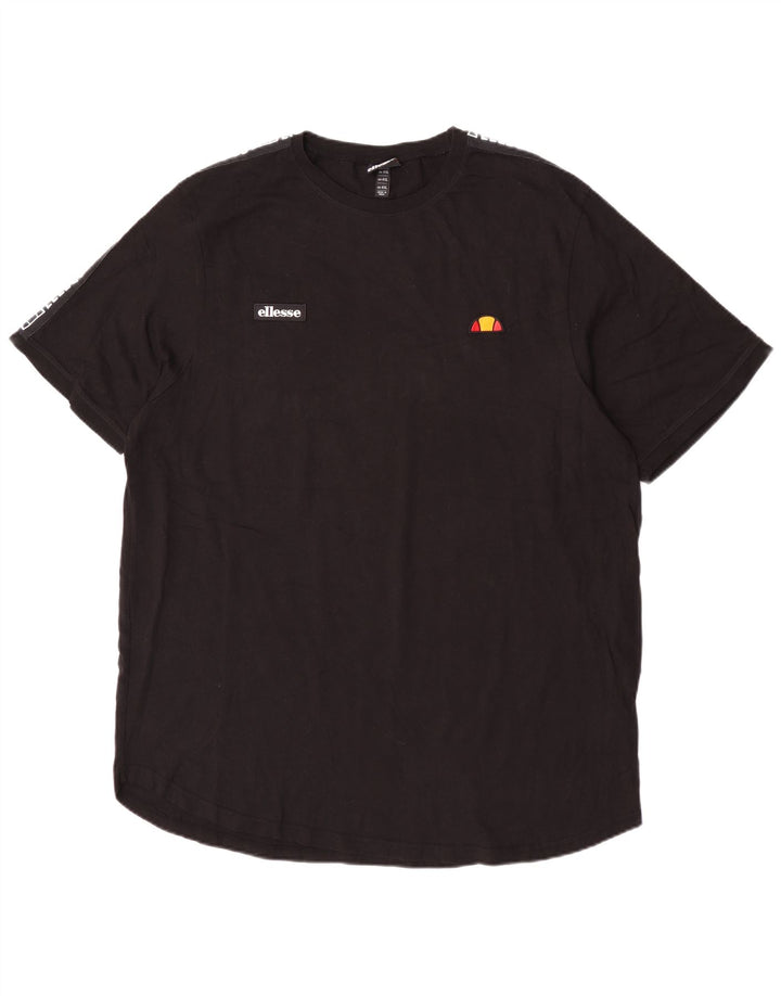 T-shirt grafica da uomo Ellesse Top 4XL cotone nero