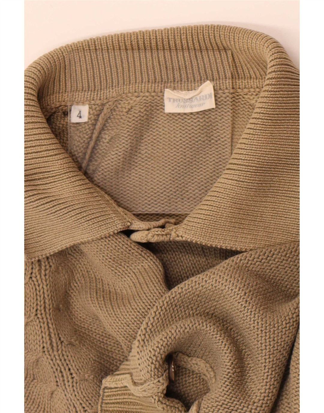 Maglione Maglione Collo Alto Trussardi Uomo Beige Medio