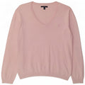 Gant Maglione da uomo con scollo a V 3XL cotone rosa