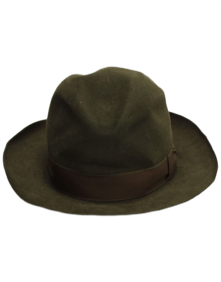 Cappello Fedora da uomo Cervo medio kaki classico