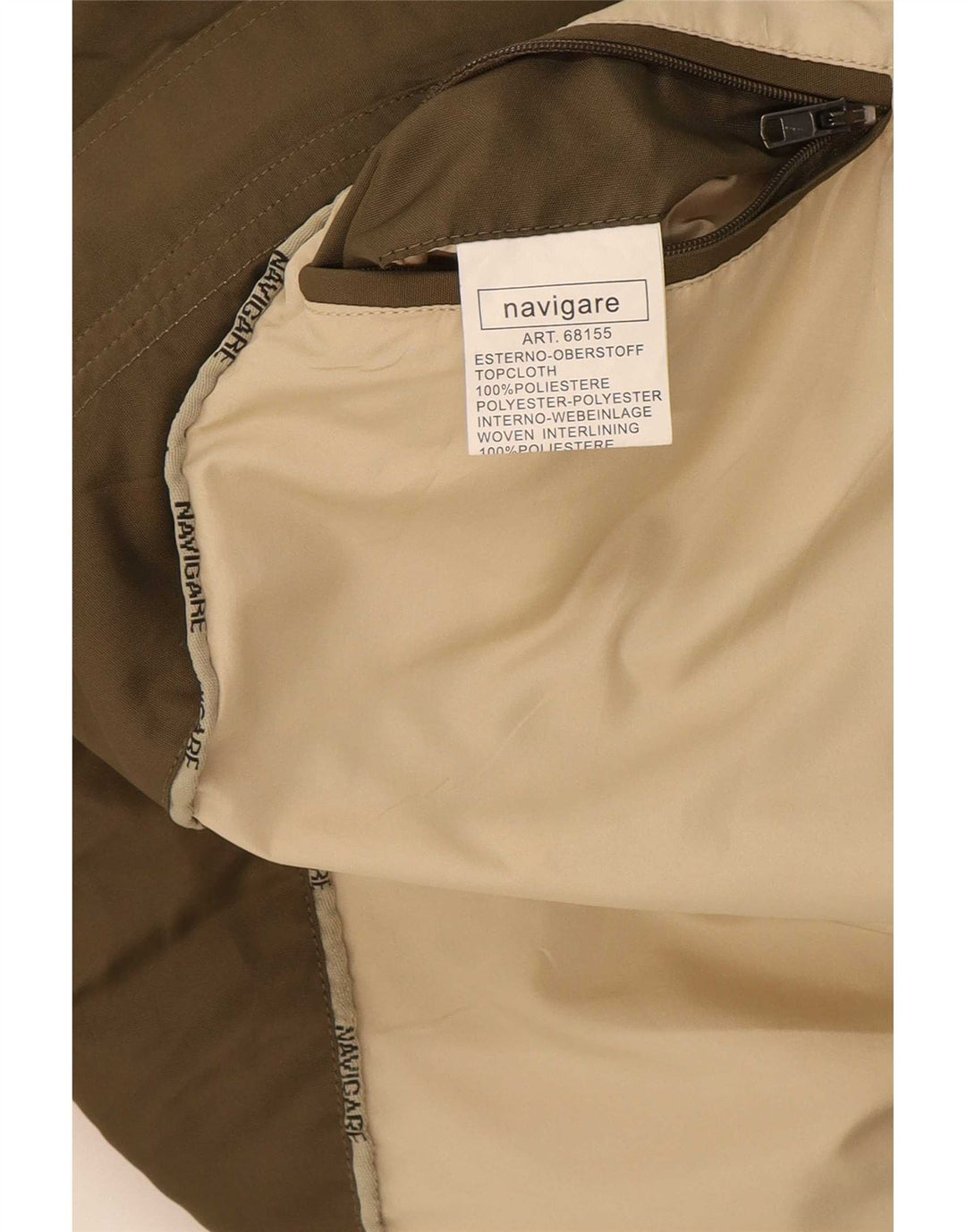 Giacca multiuso da uomo Navigare UK 42 XL Poliestere kaki