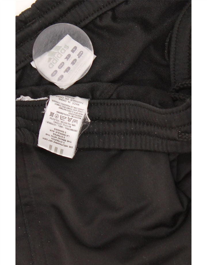 Pantaloni della tuta da ragazzo Adidas 13-14 anni in poliestere nero
