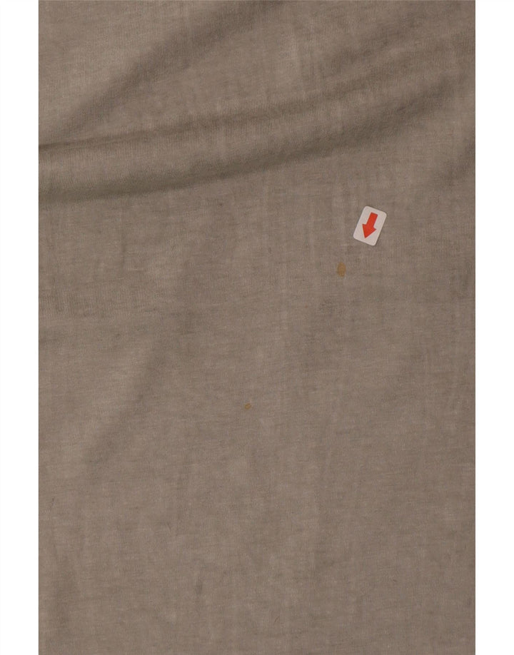 Diesel Mens T-Shirt Top Large Grey Cotton