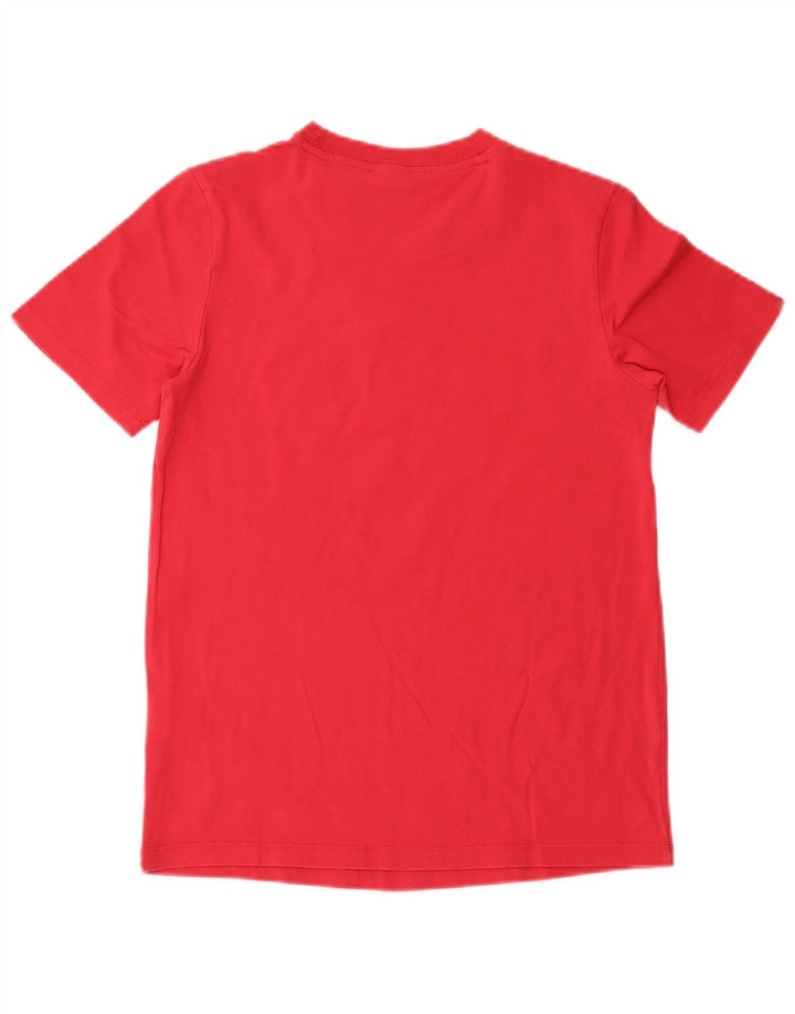 T-shirt grafica da donna ADIDAS Top UK 10 piccola in cotone rosa