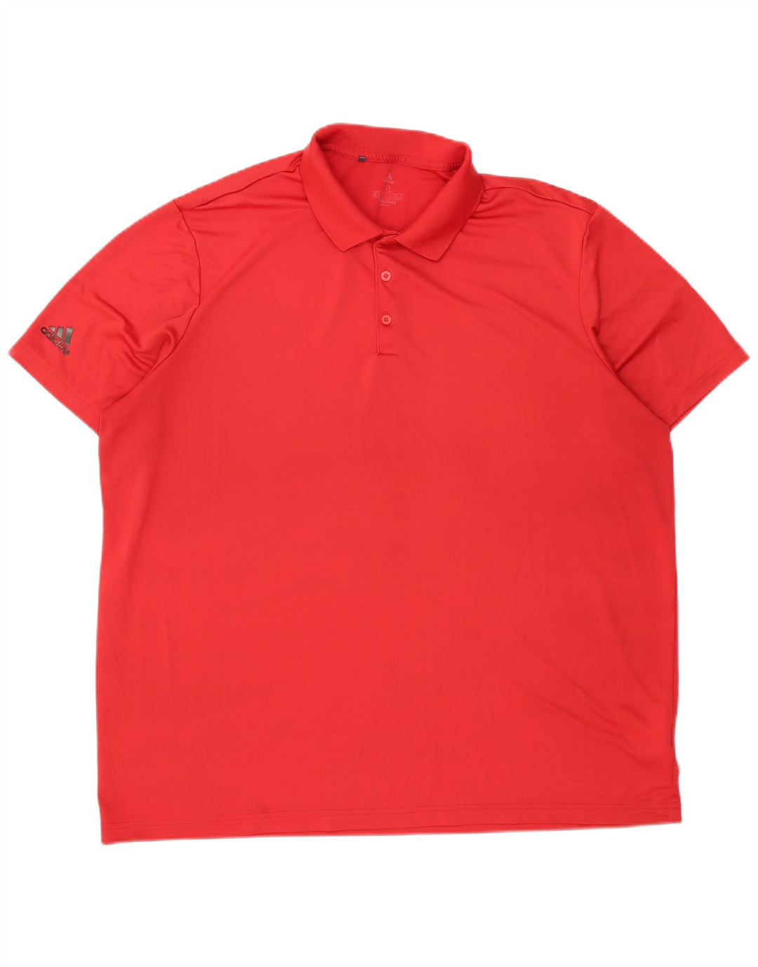 Polo ADIDAS da uomo 2XL rossa in poliestere