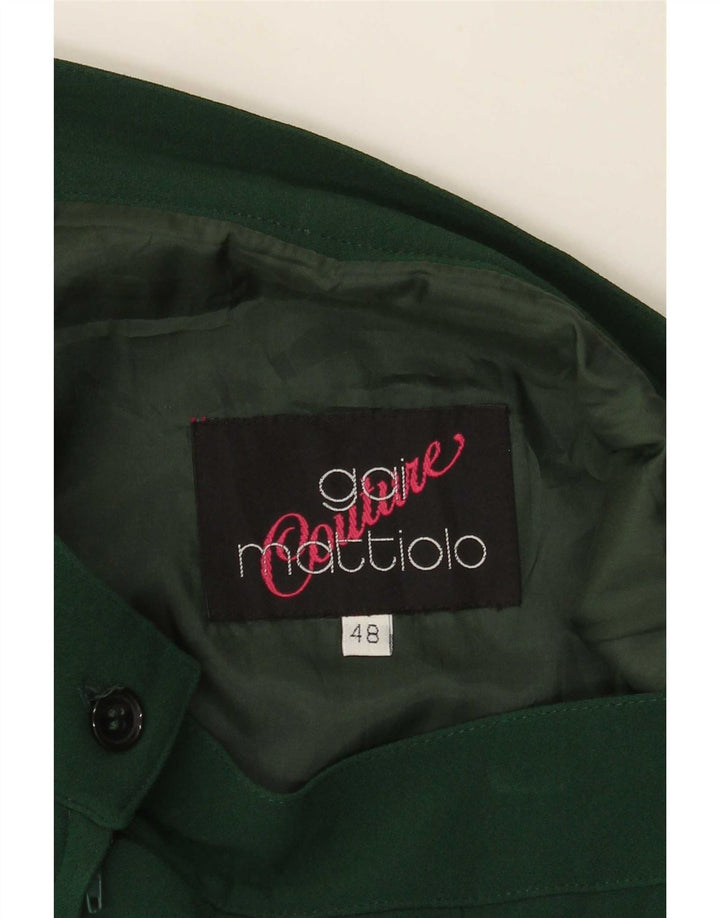 Gonna tubino da donna Gai Mattiolo W30 verde medio
