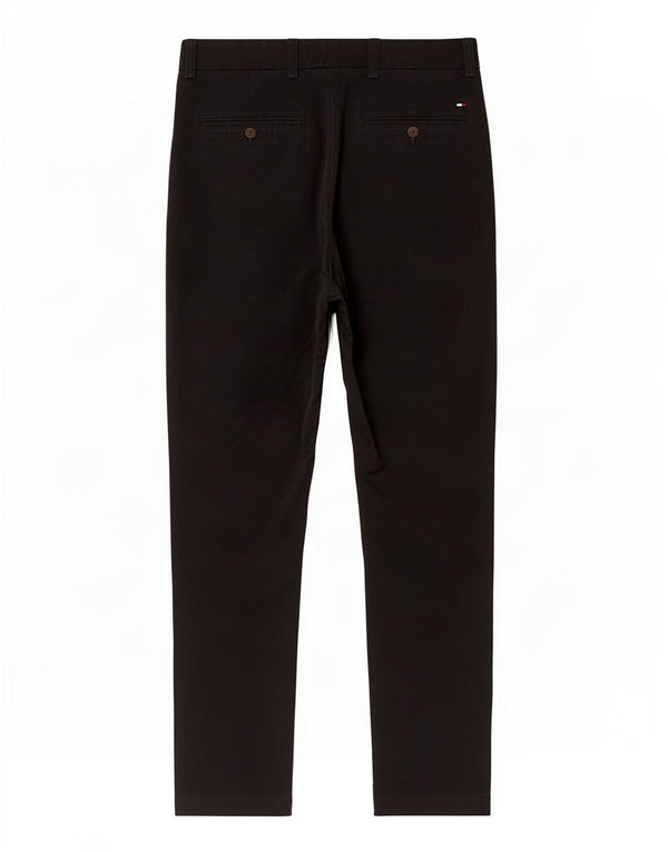Pantaloni chino dritti da uomo Tommy Hilfiger W30 L32 cotone blu navy