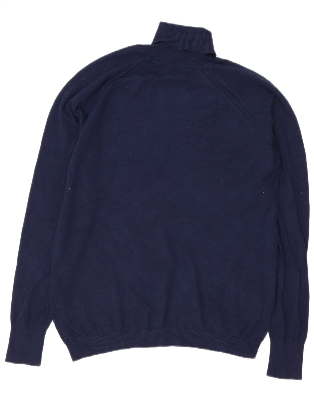 Maglione Zara da uomo con collo alto e maglione grande in viscosa blu navy
