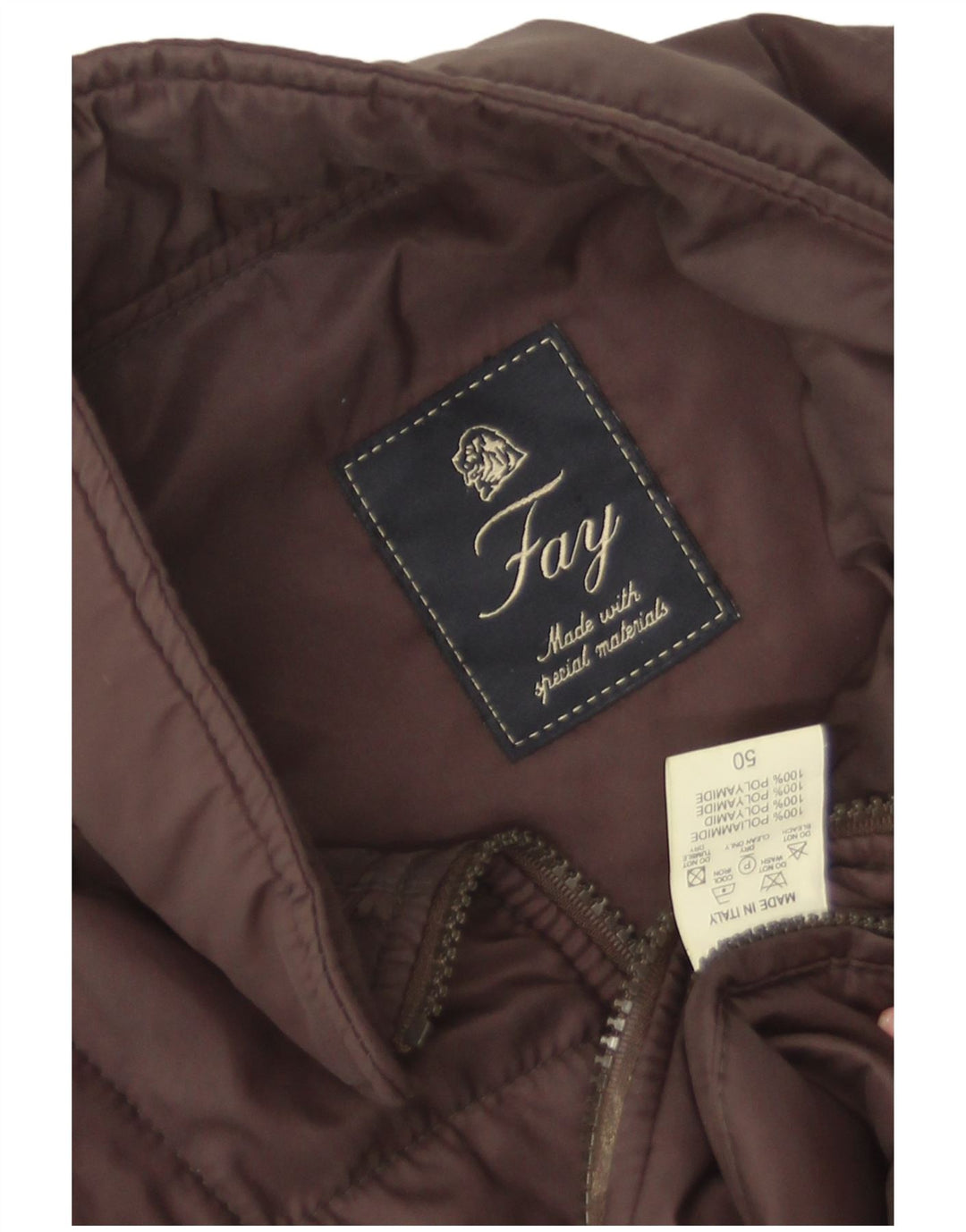 Gilet Imbottito Donna Fay IT 50 XL Marrone Poliammide