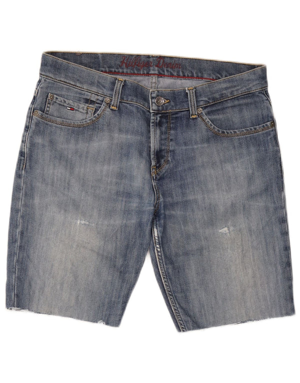 Pantaloncini di jeans da donna Tommy Hilfiger W34 grandi blu